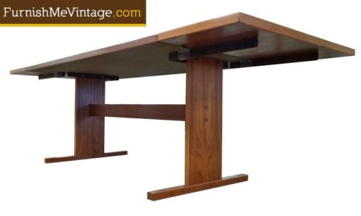 Vintage Tile Top Danish Teak Dining Table