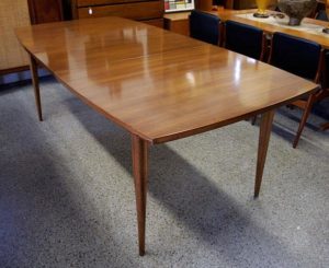 Large Vintage Broyhill Emphasis Walnut Dining Table