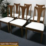 6 Broyhill Emphasis Vintage Mid Century Dining Chairs