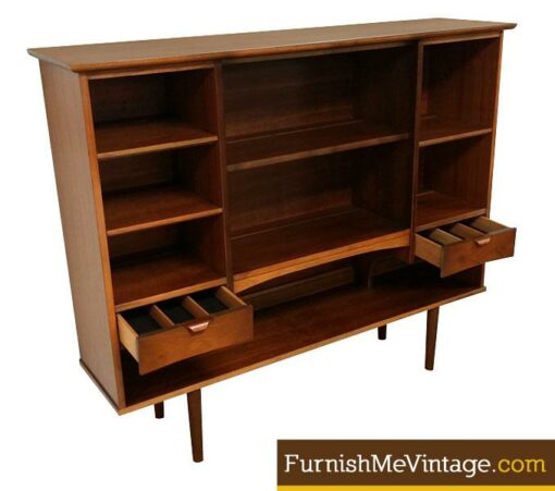 Petite Mid Century Modern Bookcase
