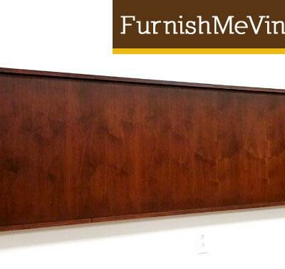 Wall Mounting Mid Century Modern King Headboard