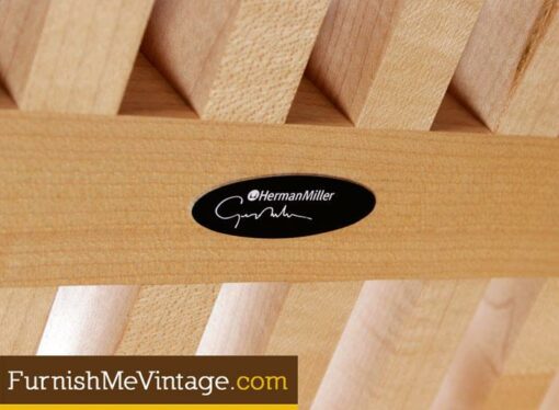 Authentic George Nelson Platform Bench by Herman Miller