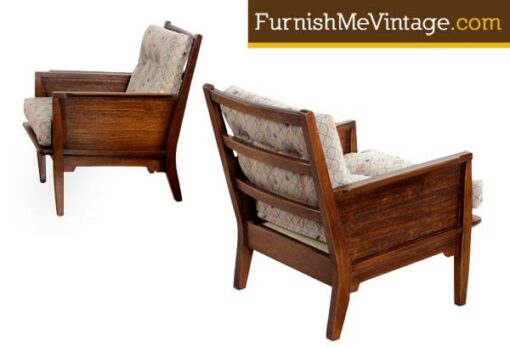 Pair of Mid Century Modern Milo Baughman Mindoro Lounge Chairs