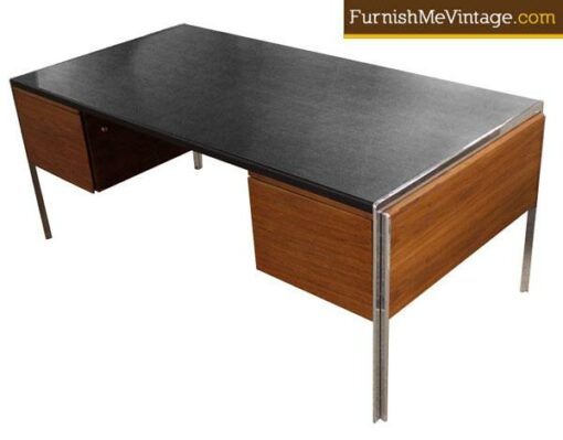Restored Mid Century Modern Stow Davis Executive Desk
