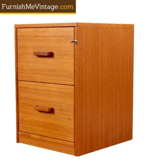 Vintage Jesper Danish Teak Filing Cabinet