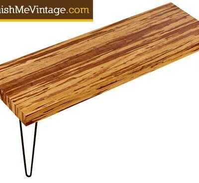 Greenington Bamboo Coffee Table on Hairpin Legs