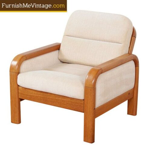 Original Vintage Danish Teak Lounge Chair