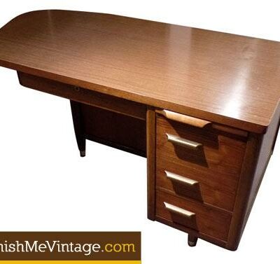 Jasper Mid Century Modern Boomerang Desk