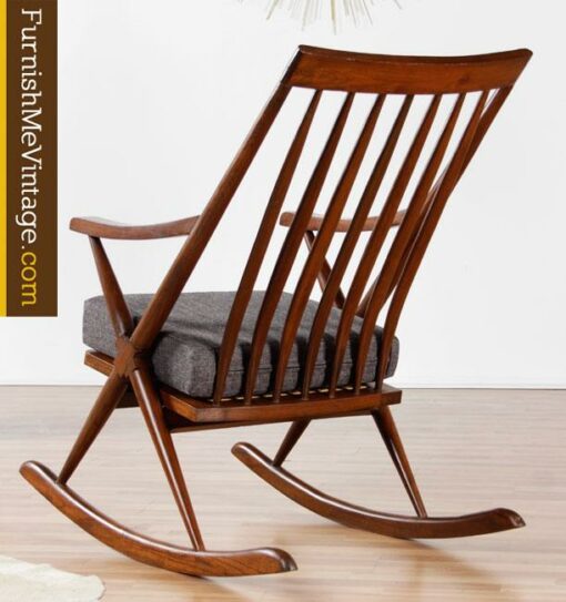 Large Mid Century Modern Rocking Chair