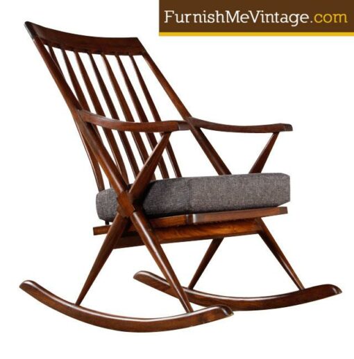 Large Mid Century Modern Rocking Chair