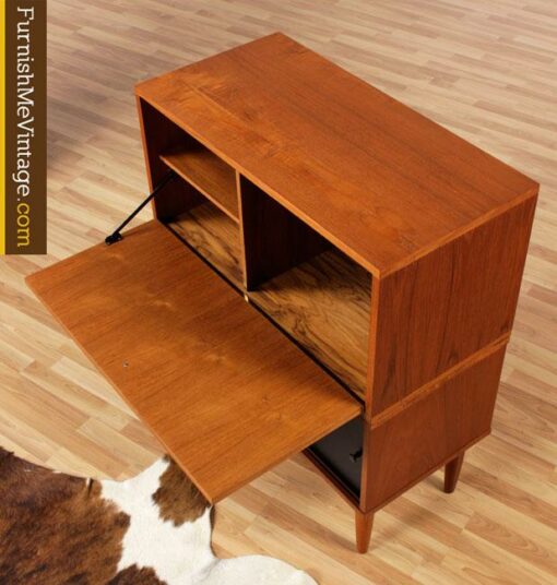 Mid Century Modern 2-Piece Teak Modular Cabinet