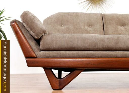 Restored Mid Century Modern Gondola Sofa