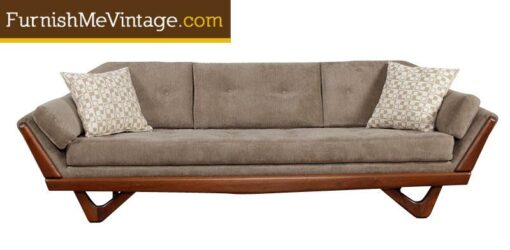 Restored Mid Century Modern Gondola Sofa