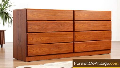 Restored Vintage Teak Dresser by Dixie