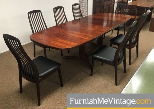 Restored Vintage Gudme Danish Rosewood Table