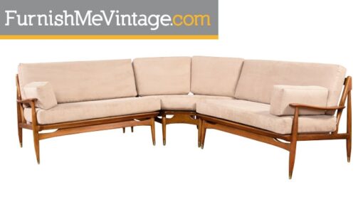 Restored Mid Century Modern Sectional Sofa