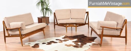 Restored Mid Century Modern Sectional Sofa
