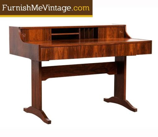 Mid century modern Danish rosewood desk –