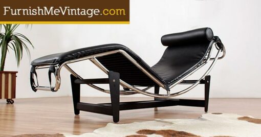 Reproduction LC4 Leather Chaise Lounge