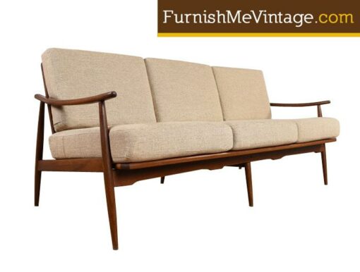 Restored Italian Mid Century Modern Sofa