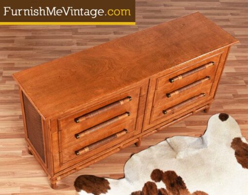 Restored Vintage Dresser with Eastern Flare