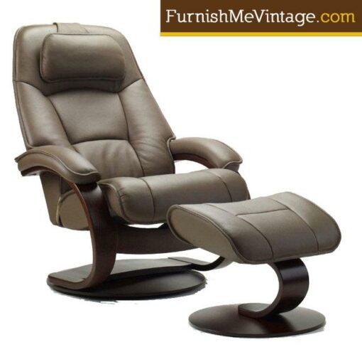 Fjords Admiral Recliner with Footstool