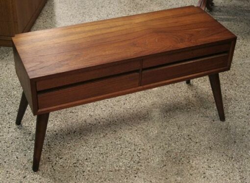 Vintage Petite Danish Teak End Table / Nightstand