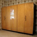 Mid Century Modern Regency German Modular Closet Armoire