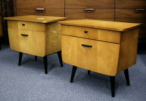 Pair of Mid Century Modern German Nightstands