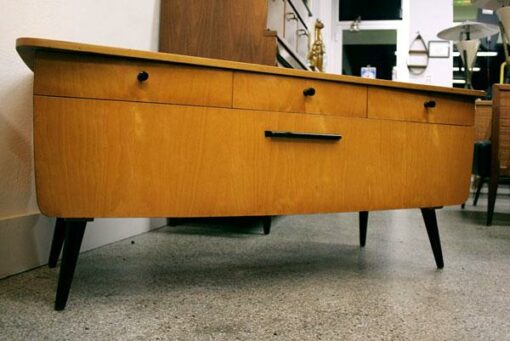 German Mid Century Modern Vanity Console Entertainment Center