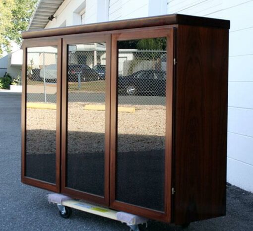 Skovby Danish Rosewood Display Case Cabinet