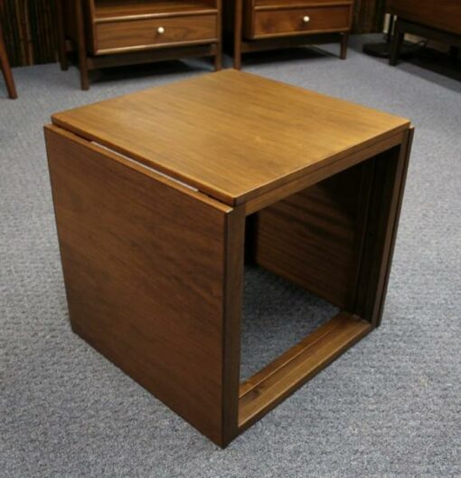 Cube Danish Nesting Tables Mid Century Modern