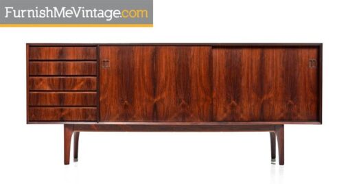 Danish Rosewood Credenza by Oddense Maskinsnedkeri