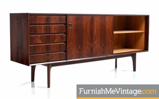 Danish Rosewood Credenza by Oddense Maskinsnedkeri