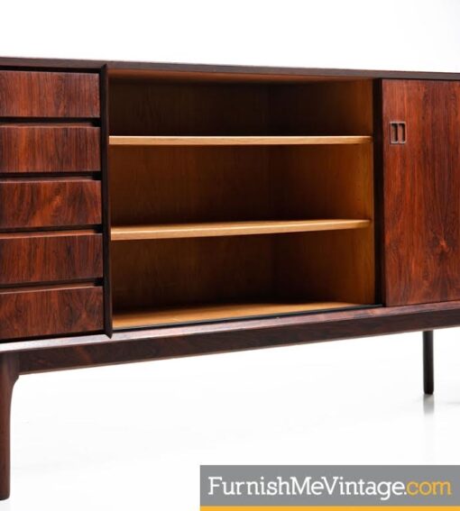 Danish Rosewood Credenza by Oddense Maskinsnedkeri