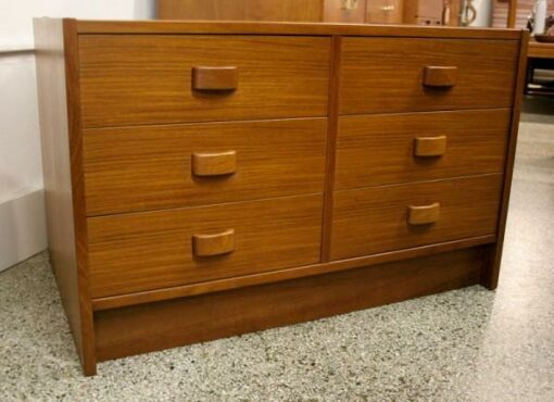 Domino Mobler Small Chest of Drawers Danish Modern