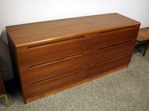 Jesper Danish Modern Teak Double Dresser