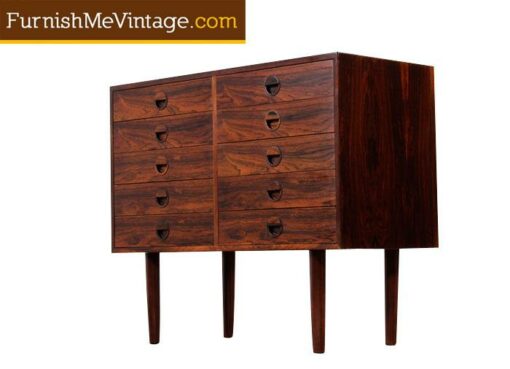 Mid century modern Danish rosewood chest by Hansen & Guldborg