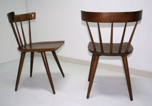 2 Paul McCobb Solid Maple Planner Group Chairs
