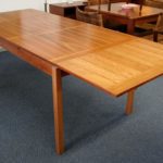 Large Danish Modern Teak Butch Block Style Table