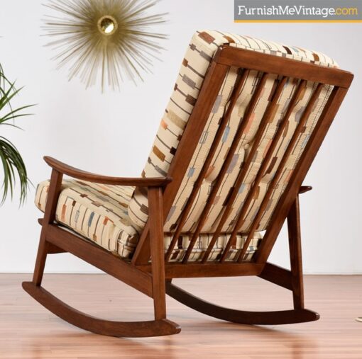 Restored Mid Century Modern Yugoslavian Rocking Chair