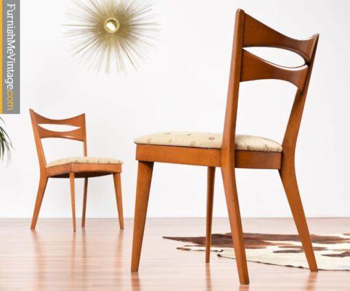 Set of Four M 1553 A Heywood Wakefield Dining Chairs