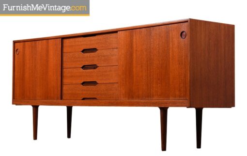 Early Mid Century Modern Gustav Bauhus Teak Credenza