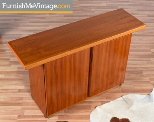 Pre-owned Modern Teak Console Cabinet