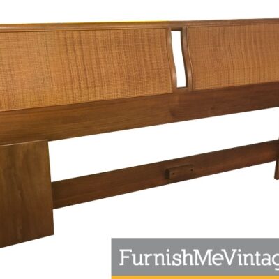Mid Century Modern Drexel Parallel King Headboard