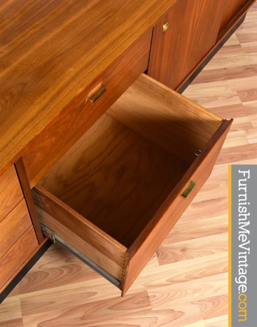 Restored Mid Century Modern Low Credenza