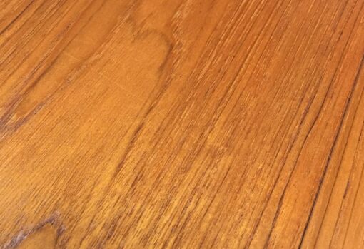 Expanding Vintage Teak Oval Dining Table