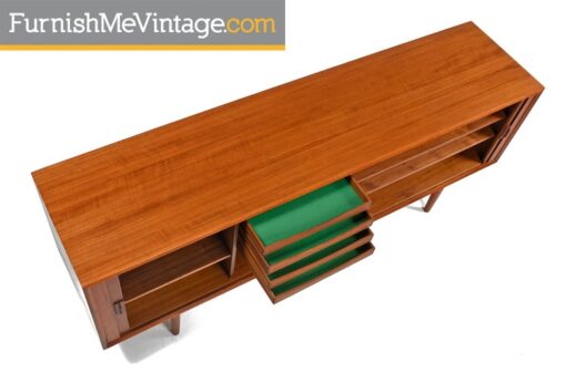 Mid Century Modern Svend Aage Larsen Teak Credenza