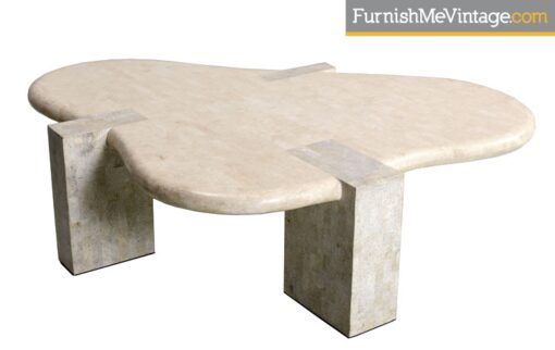 Vintage Maitland Smith Tessellated Stone Coffee Table