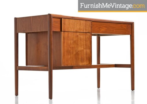 Refinished Mid Century Modern Drexel Parallel Desk